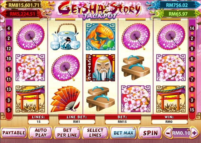 Игровой автомат «Geisha Story» на портале казино GMSlots